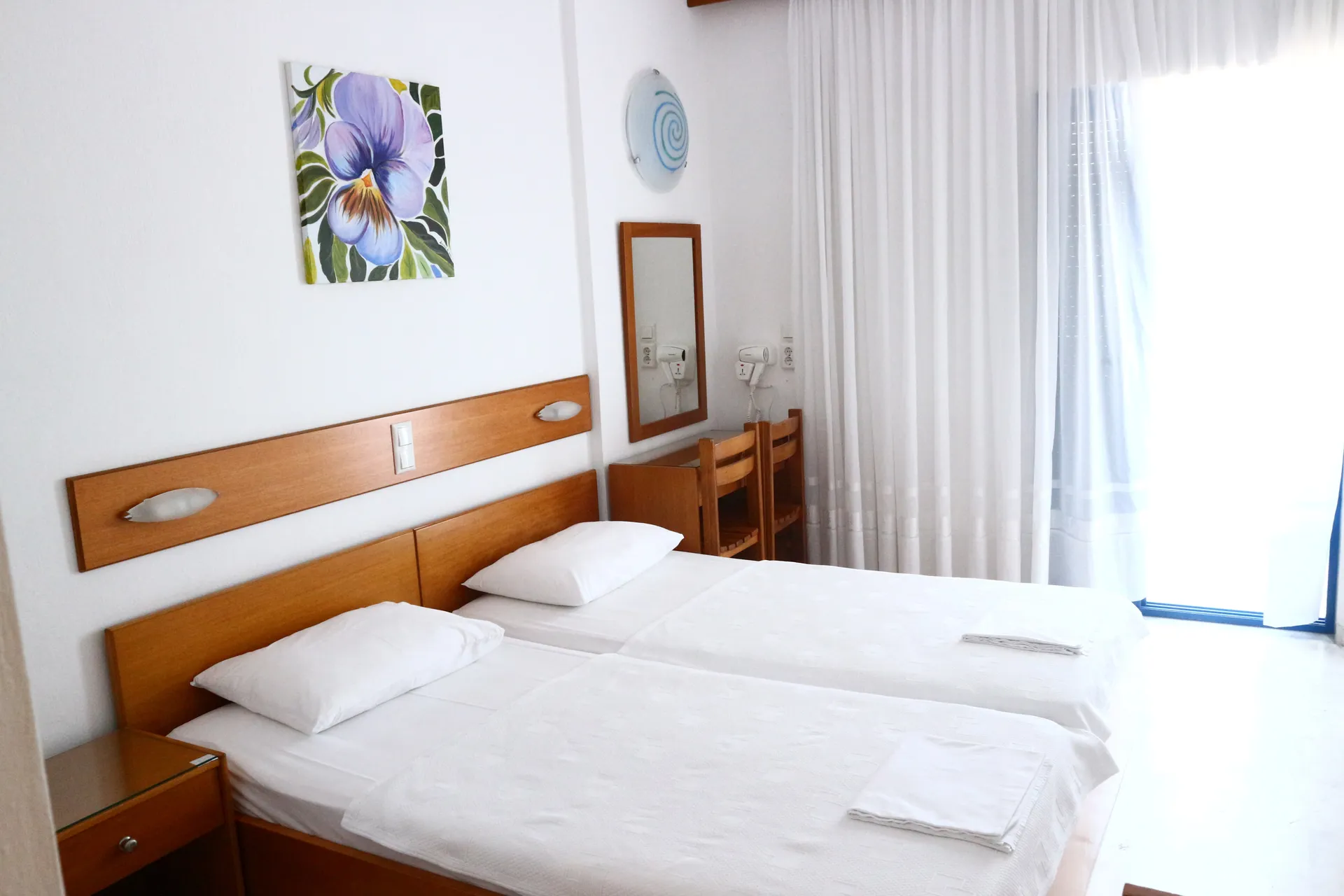 Tiara Holidays - Danae Hotel - Double Room - bedroom